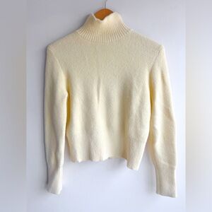 Zara Plush Butter Yellow Turtleneck